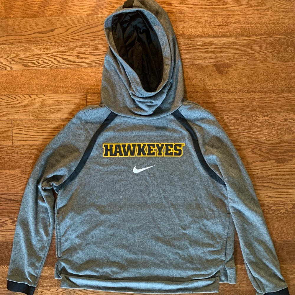 Nike Iowa Hawkeyes Woman’s Hooded Hoodie High Neck Sweatshirt Large Pocket NCAA